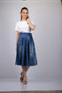 Printed Skirt For Women black Digital Print Party Wear Skirt (OTLKT1013)